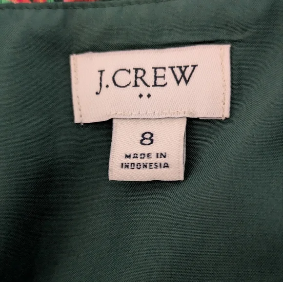 J.Crew Women's Dress Ruffle V-neck mini dress Multicolor, size 8 - Picture 8 of 12